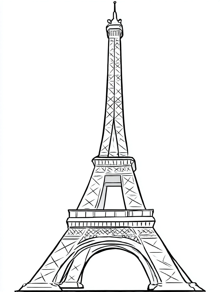 Coloriages De La Tour Eiffel Imprimer Gratuitement PDF coloriages-de-la-tour-eiffel-imprimer-gratuitement-pdf